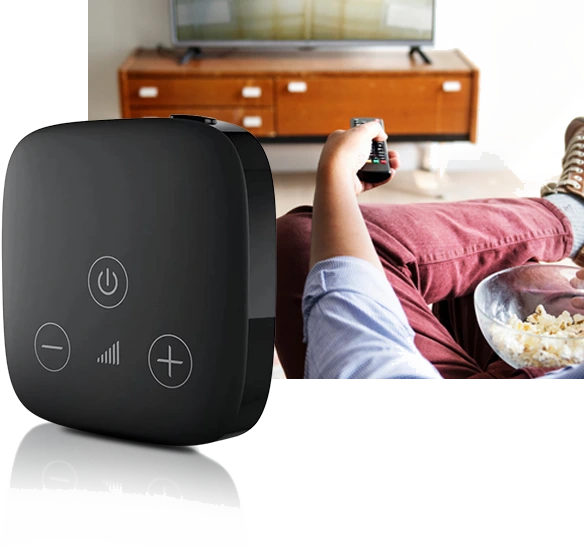 TV Connector da Argosy para ouvir a TV direto no aparelho auditivo